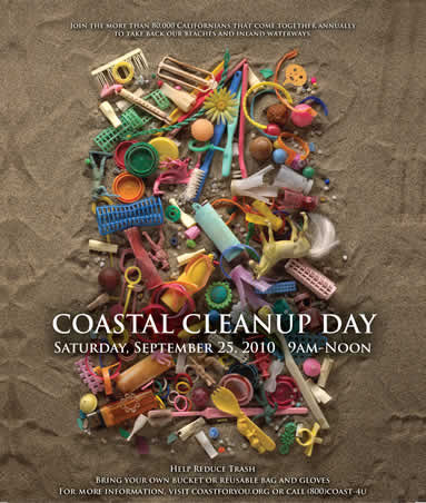 Coastal Cleanup Day Poster Plastics