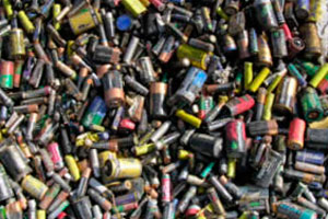 waste hazardous batteries non rechargeable recycling battery disposal lessismore materials santa warning less