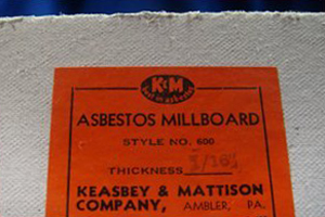 Vintage Asbestos Millboard picture by Asbestorama at http://www.flickr.com/photos/asbestos_pix/4310329981/in/set-72157614455320652/